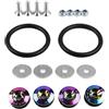 Generisch Clip per paraurti anteriore per auto, in Jaluminum, sgancio rapido | Quick Release Trunk Front Bumper Fasteners Cover Holders Kit compatibile per paraurti auto