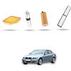 HOFFCAR Kit Tagliando 4 filtri compatibile con BMW Serie 3 (E90,E91,E92,E93) 320d 120kw 2010
