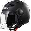 LS2, Casco Moto Jet AIRFLOW SOLID Gloss Black, XS