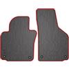 MOTOS Tappetini Auto Anteriori per Skoda Yeti 2009-2018 - Tappetini Auto Gomma Robusto e Flessibile 100% Gomma, Tappetino Auto con Tappi Compatibili, Design Unico per Autisti Esigenti