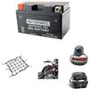 farbrothersonline BATTERIA YTZ10S MOTORPARTS 12V/8,6AH (SIGILLATA ATTIVATA IN GEL) BATTERIE ORIGINALE PER MOTO SCOOTER SPECIFICA 150x88x156COMPATIBILE CON HONDA CB A Hornet R 750 2023 A 2026