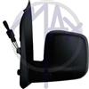 MAX MFT300-L Retrovisore a Cavi Convesso Sinistro, Nero