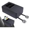 Woalopted Bracciolo posteriore per bracciolo, scomparto per console per veicolo a motore, cuscino rialzato, sedile posteriore per auto, bracciolo, seconda fila, console per sport, utilità, camion