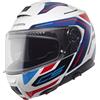Schuberth C5 Omega Casco apribile, bianco/rosso/blu, M (57)