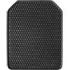 Generico Tappetino per Auto Universale in PVC, Tappetino Antiscivolo 45x55 cm, Nero, con Bordo Alto Rialzato, Protegge da Acqua Sabbia Polvere, per Abitacolo Salva Tappeto