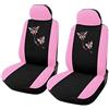 YGLONG Coprisedili Auto 4 / 9pcs / set Rosa Car Seat Covers farfalla ricamo Car-Styling donna coprisedili Vetture automobile Accessori interni Coprisedili Auto Universale (Color Name : 4pcs)