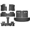 CAIZHICNC tappetini Per Kia Per Sorento Hybrid 2021-2025 All Weather Tappetini Cargo Liner TPE Bagagliaio Un'auto Zerbino Con Schienale Pad PHEV HEV Accessori(For 7 Seat Ft)