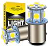 Ruiandsion Confezione da 2 Lampadine LED 1157 6000K Bianco BAY15D P21/5W Versatili AC/DC 6-30V per Luci di Riserva,Freno, Posteriori Illuminazione RV ad Alta Efficienza Energetica Non Polari