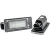 Generic Adatto for Dacia Duster 2017-2021 12V LED Luce targa bianca Gruppo luce targa,Luci della targa