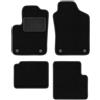 Wielganizator Set Tappetini in Moquette su Misura compatibile con Fiat 500 Hybrid 2020- | compatibili con hatchback ; moquette fitta (polipropilene), ca. 6,5 mm, 2300 g/m², granulato antiscivolo ; antiscivolo