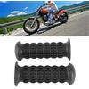 Majatou Manico Universale per Moto, Manopole per Manubrio in Gomma per Moto, Manopole Universali in Gomma per Moto Manico per Moto Manubrio per Moto da 25 a 28 Mm(Nero)
