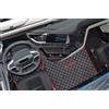 Generic TAPPETINI PER PAVIMENTO Adatti per IVECO S-WAY dal 2024 [nuova forma] - Nero/Rosso
