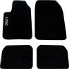 Susy Shop Tappetini Auto Moquette Con Fissaggio A Strappo E Logo Ricamato Compatibili Per Clio