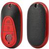 ontto Cover per chiave in TPU adatta per Mercedes Benz 2022 C Classe S W206 W223 S350 C260 C300 S400 S450 S500 chiave auto custodia portachiavi custodia 3 pulsanti pelle rosso C