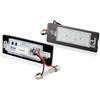 Car Passion Kit luci led targa compatibile con Fiat Panda (169) 2003-2012 Panda (312) 2012-2025 posteriori canbus luce bianco (Per Fiat Panda)
