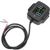 CHICIRIS Moto TPMS, Comode Prestazioni Durature QC3.0 Sistema di Monitoraggio della Pressione dei Pneumatici Professionale a Ricarica Rapida DC 12V per Moto