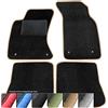 moto-MOLTICO Tappetini Auto Set di Tappeti in Moquette su Misura per Audi A4 B8 2007-2015 (Filo Beige)