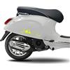 Pimastickerslab Kit 2 adesivi compatibili con PIAGGIO VESPA PRIMAVERA SPRINT GTS PX passione grafica completa colore a scelta Cod.1840 (029 GIALLO FLUO)