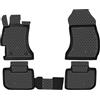 HOFFCAR KIT TAPPETINI COMPATIBILE CON SUBARU XV, 2011-2017 4 pcs. | TAPPETINO IN GOMMA TPE | BORDO ALTO 3D ANTISCIVOLO IMPERMEABILE