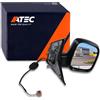 ATEC Germany 1x Specchio retrovisore esterno elettrico destro riscaldato | Compatibile con: VW MULTIVAN T5, TRANSPORTER T5 Bus, TRANSPORTER T5 Kasten, TRANSPORTER T5 Pritsche/Fahrgestell (7JD, 7JE