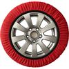 PROPOSTEONLINE Coppia Calze da Neve Auto EN 16662-1 Omologate | Compatibili con VOLKSWAGEN T-cross DAL 2019 IN POI | Pneumatici 195/60 R16 | Catene Tessili Antislittamento Antiscivolo