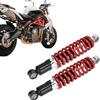 Tissting 1 Paio Ammortizzatore Posteriore Moto, Ammortizzatore per Moto 250mm 1200lbs 10mm Foro Smorzamento Sospensione Ammortizzatore a Molla Regolabile per 50cc - 125cc Go Kart, Dirt Pit Bike, ATV