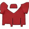 F-CORE Tappeto centrale (per il tunnel) camion compatibile per IVECO STRALIS HI-WAY 01.13-12.16 AUTOMAT Con frigo ROSSO