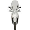BRIXIAMOTO FABBRI parabrezza moto trasparente TOP ALTO CON BORDO compatibile con HONDA SH 125 2013-2016