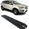 OMAC Pedane Laterali Sottoporta compatibile con Ford Kuga II ST-Line 2016-2019 Alu Nero 2 Pz