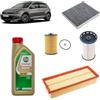 OP Kit tagliando 4 filtri + 5L olio Edge 5W30 LL per Volkswagen Golf 7 VII 2.0 GTD