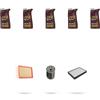 HOFFCAR Kit tagliando 3 FILTRI e 5L OLIO M compatibile con Land Rover Freelander I (L314) 1.8i 16V 86kw dal 2000