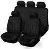 CTCYWLWAYZ Coprisedile auto Set Coprisedile Auto Universale Per Lancia Per Ypsilon(Set completo-Nero)