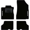 QUEMAR Tappetini Auto per Dacia Sandero, Bordo Antracite, 2 Ricami | anche Stepway / 2012-2020 / Kit Tappeti Moquette e Gomma su Misura / Set 2 Anteriori +2 Post./ Ricami e Colori Personalizzati