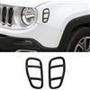 GMDUHK Nero coperchio decorativo per lampada parafango per Jeep Renegade 2016-2024