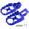 ATPONCX Poggiapiedi del Pedale del Motociclo/Adatto for KTM EXC EXCF SX SXF XCW XC XCF 125 150 200 250 300 350 450 500 2017-2022 2018 SX125 SX150 2016 CNC Pedane Pedale Poggiapiedi(Blue)
