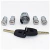 HUVNEXA 5 pezzi set completo serratura bagagliaio porta accensione con chiavi a lama SIP22 cilindro cilindrico, for Fiat, Doblo Cargo Punto Panda 2001-2016 Serratura per portiera auto