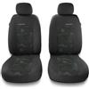 Mossa Coprisedili anteriori compatibili con Suzuki Ignis I, II, III (2000- ) - fodere sedili auto - set coprisedili auto universali - 2UNE-GR