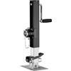 Wiltec Piede stabilizzatore per rimorchi roulotte, max 900 kg, regolabile in altezza con manovella, con pedale e perno di sicurezza