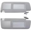 Generico visiera parasole Per Toyota Land Cruiser J12 2002-2009 74310-6A020 Aletta parasole con lampada grigia lato sinistro destro sostituire(A Pair Gray)