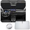 CDEFG [Aggiornamento] CDEFG Compatibile con Jeep Avenger 2023 2024 2025 2026 EV Ibrido Parasole Coperture Parabrezza Anteriore Parabrezza Auto Parasole Accessori