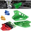 Generic Accessori Moto Pedane Poggiapiedi Posteriore Kit Piastre Tallone Copertura Della Protezione Compatibile con Z900 2017-2021(verde)