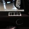 Auto-broy Interruttore alzacristalli in plastica cromata ABS Kit di rifinitura copri-telaio Accessori per auto argento opaco per Range Rover RR Sport 2014-2017