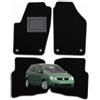 OFFICINE MILANO IL TUO STILE IN AUTO. 4 Tappetini con Bottoni a Chiave in Moquette per Volkswagen Polo Compatibile con Modelli dal 2001 al 2009, Fondo Antiscivolo con Battitacco in PVC - Alta Qualità - Made in Italy - OFFICINE MILANO