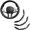 MABEINIU Coprivolante Auto per BMW 5er F10 F11 520 525 528 530, Coprivolante in Silicone Coprivolante in Traspirante e Antiscivolo Copertura Copri Sterzo Macchina