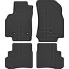 Motohobby Set di tappetini in gomma per Opel Karl (2014-2024), vestibilità perfetta, 4 pezzi