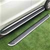 Yucisily 2 pedane laterali per Jaguar F-PACE 2016-2026, in alluminio, colore nero (con staffe)