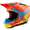 Alpinestars S-M5 Action 2 2024 Casco Motocross, arancione/giallo, L (59/60)
