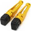 MCQNDS Pedane poggiapiedi Pedane Moto Pedali Pedane Passeggero Posteriore Per Kawasaki Z750 Z900 Z1000 ZX6R Z800 ZX10R ER-6N ER-6F Z900RS Pezzi modificati(Oro)