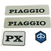 seba.ricambi Kit Completo Adesivi Ciclomotore Ciao C7 Px P Pxv Serbatoio Parafango Posteriore Stemma Scudetto Anteriore