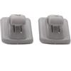 Jodriva 2X Clip for visiera parasole interna Clip di fissaggio Supporto for gancio Gancio for gancio, for 107 307 307CC 307SW 206 306, for Citroën C1 DS3 C5 Clip per visiera parasole